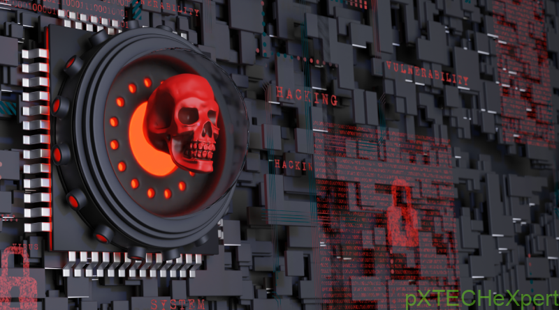 Gráfico de tipos de malware como virus, ransomware y spyware